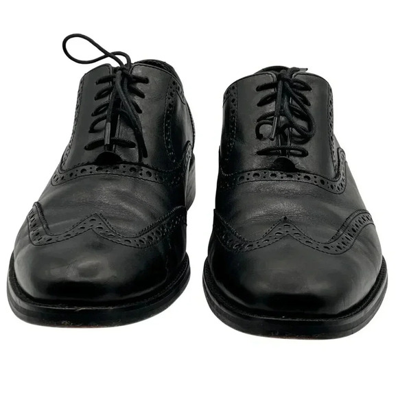 Cole Haan Air Madison Wingtip Oxford Mens 10.5 Dress Shoe Black C10145 Timeless - Picture 3 of 16
